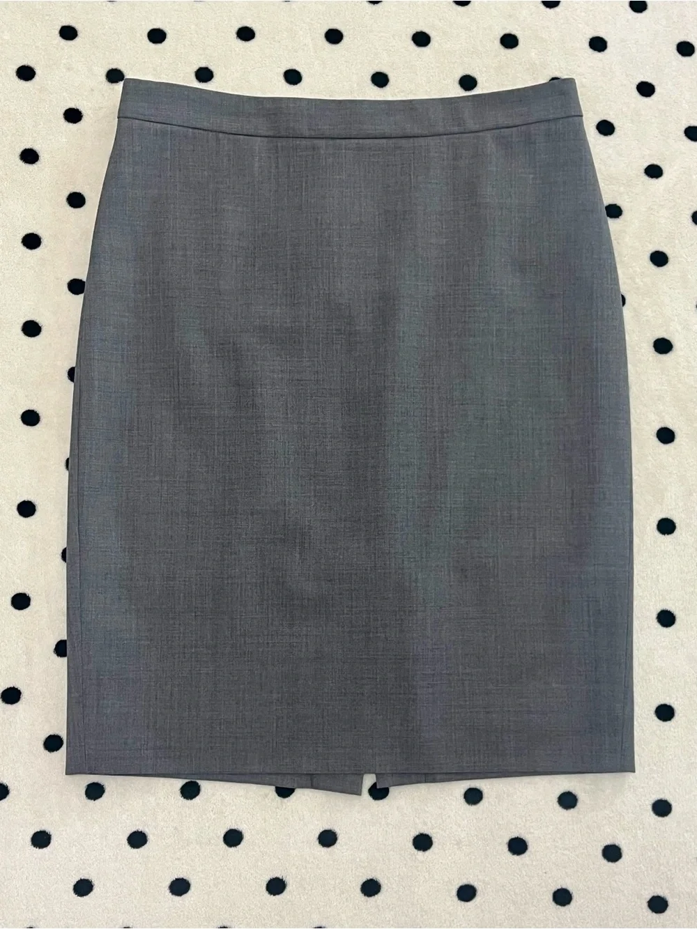 J. Crew No. 2 Pencil Skirt in Italian Stretch Wool Gray Size 2
